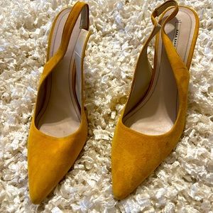 Zara Basic sling back 4 inch heel.
